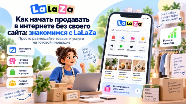 Как начать продавать в интернете без своего сайта: знакомимся с LaLaZa